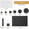Podkładki filcowe samoprzylepne 300 sztuk - grubość 5 mm [22200000669]